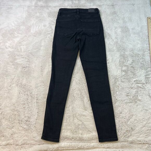 American Eagle Jegging Jeans Womens Size 2 Black Next Level Stretch Highest Rise - Picture 10 of 10